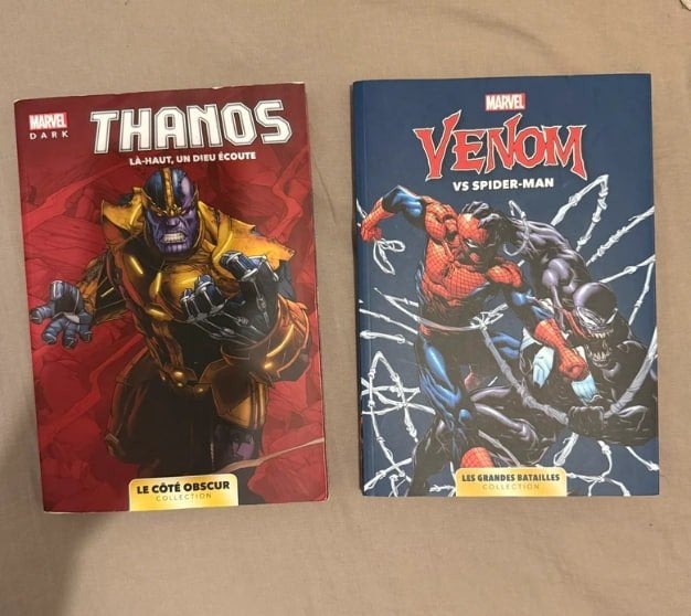 Lot de 2 bandes dessinées Marvel, Boeken, Stripverhalen, Marvel Comics, Ophalen of Verzenden, Zo goed als nieuw, Meerdere stripboeken