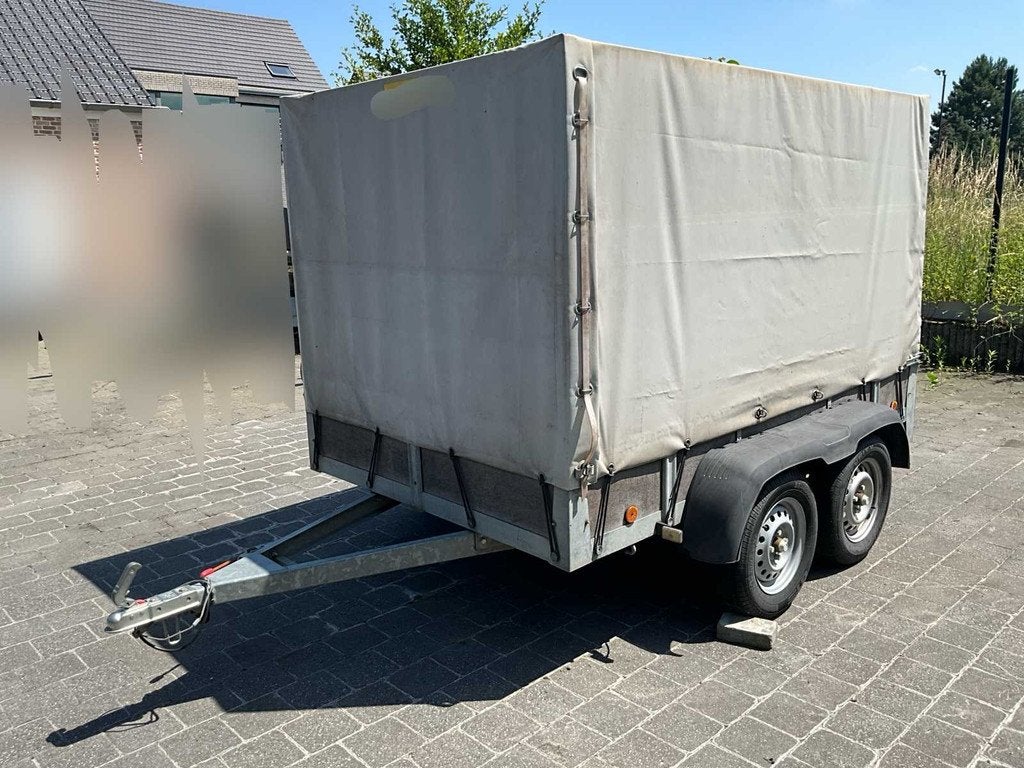 De Ryck Bak Aanhangwagen met huifopbouw 750kg, Auto diversen, Aanhangers en Bagagewagens, Gebruikt