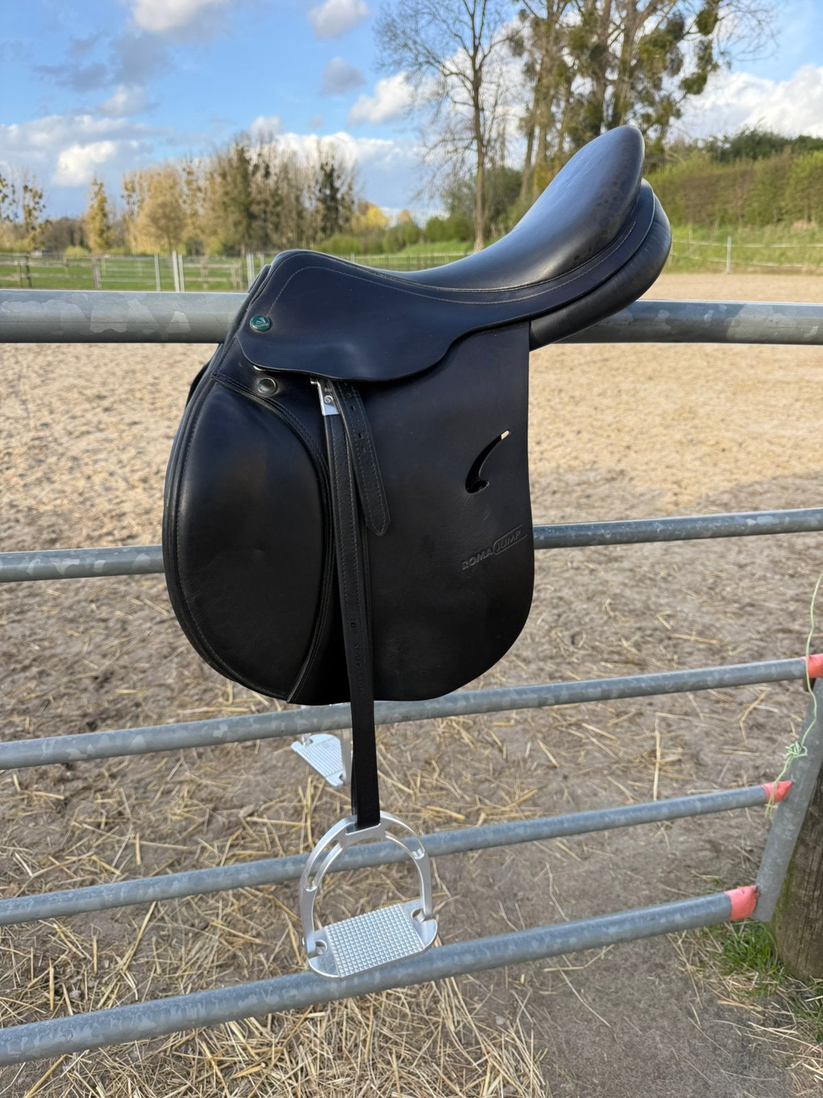 Prestige roma springzadel 17,5 inch, Enlèvement ou Envoi, Comme neuf, Prestige