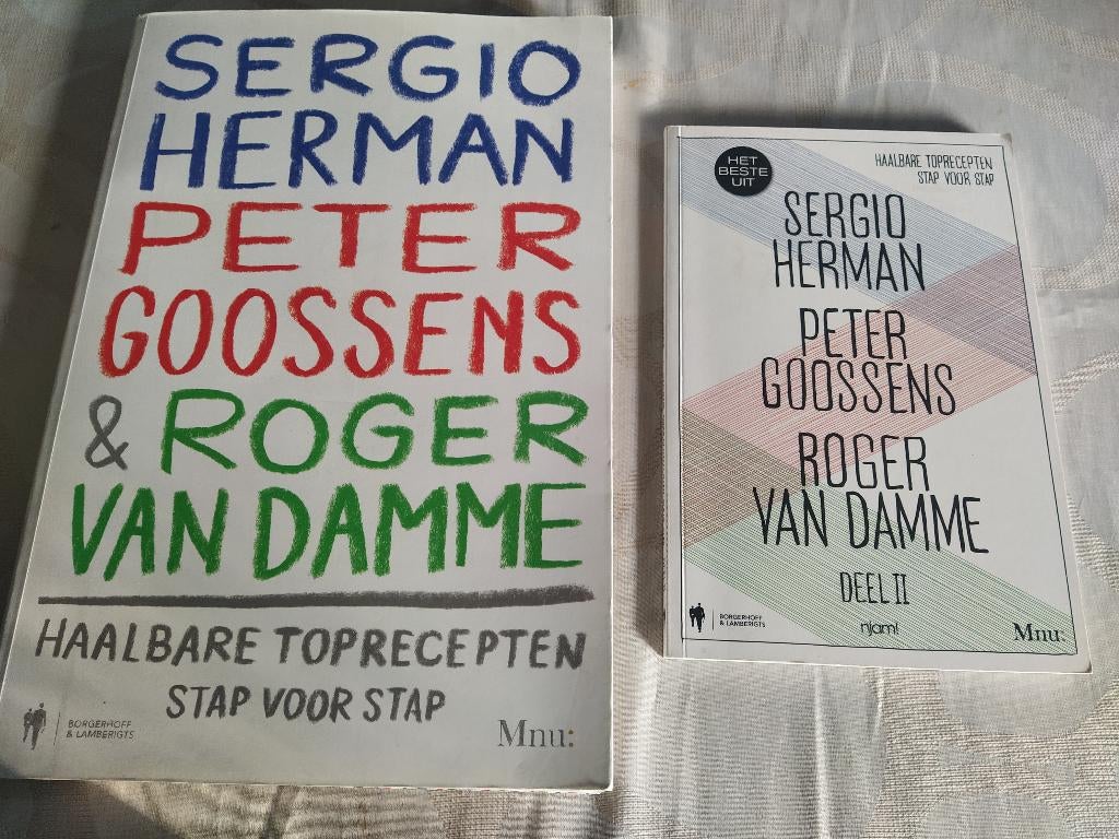 boek: Sergio Herman, Roger van Damme -(NJAM)-Peter Goossens, Ophalen of Verzenden, Zo goed als nieuw