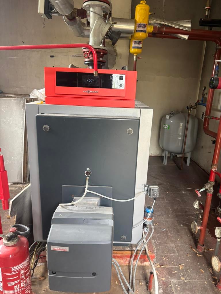 Viessmann vitoplex 150 kw condenserende stookolie ketel, Ophalen, Zo goed als nieuw