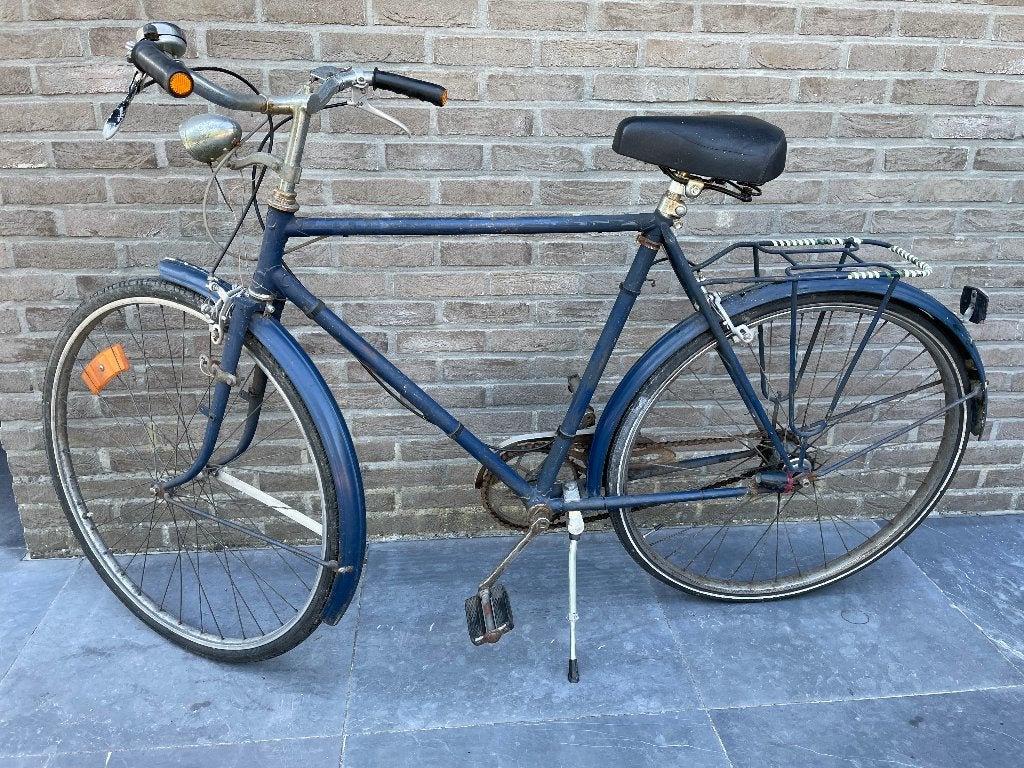 Herenfiets technisch in orde, ideaal voor studenten, Fietsen en Brommers, Gebruikt, Velgrem, Versnellingen, 49 tot 53 cm