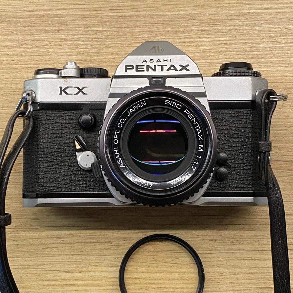 Pentax KX, Pentax-M 50mm f1.7 *zo goed als nieuw, Audio, Tv en Foto, Ophalen of Verzenden, Zo goed als nieuw, Spiegelreflex, Pentax