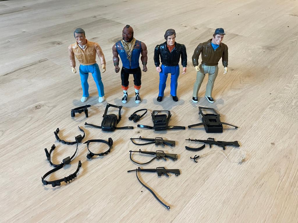 The-A Team figuren 1983 Cannell, Verzamelen, Poppetjes en Figuurtjes, Ophalen of Verzenden