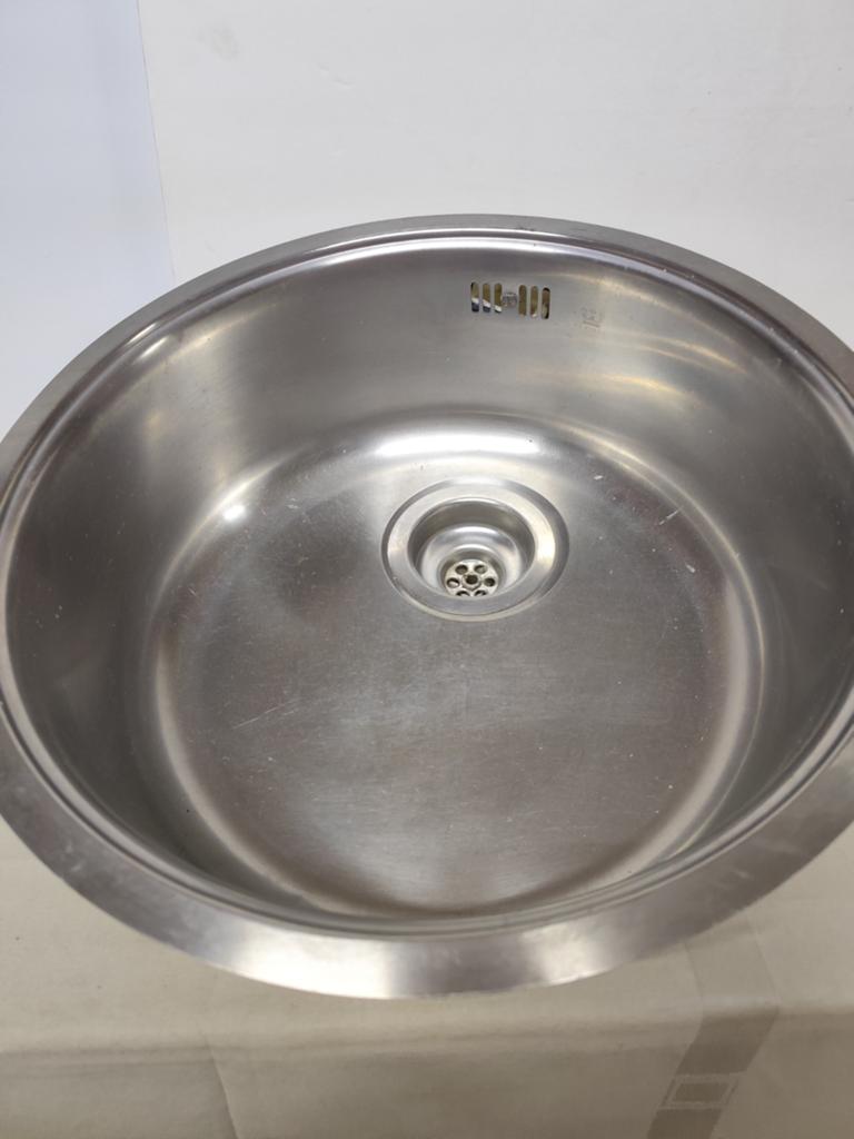 Wasbak.Inox. Buitenmaat 44 cm., Ophalen, Inox