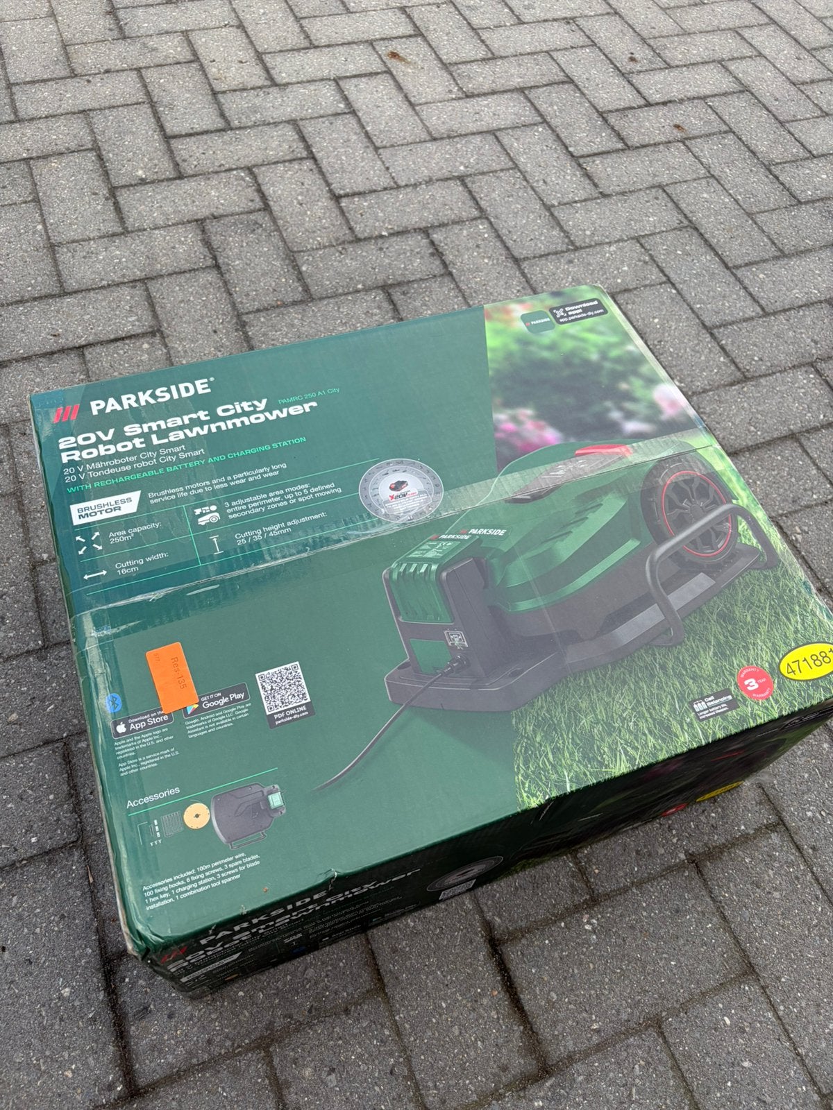 Parkside robotmaaier nieuw in de doos, Enlèvement, Comme neuf