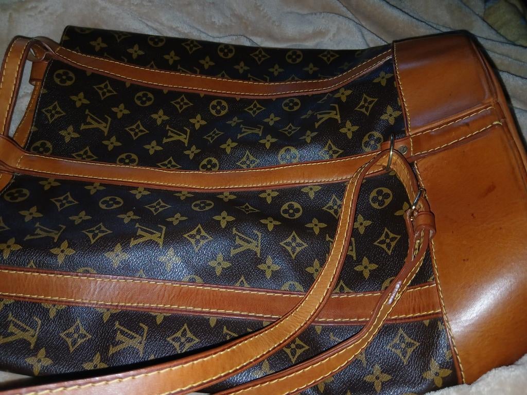 Grote handtas/rugzak, Handtassen en Accessoires, Tassen | Damestassen, Ophalen, Gebruikt, Bruin, Handtas