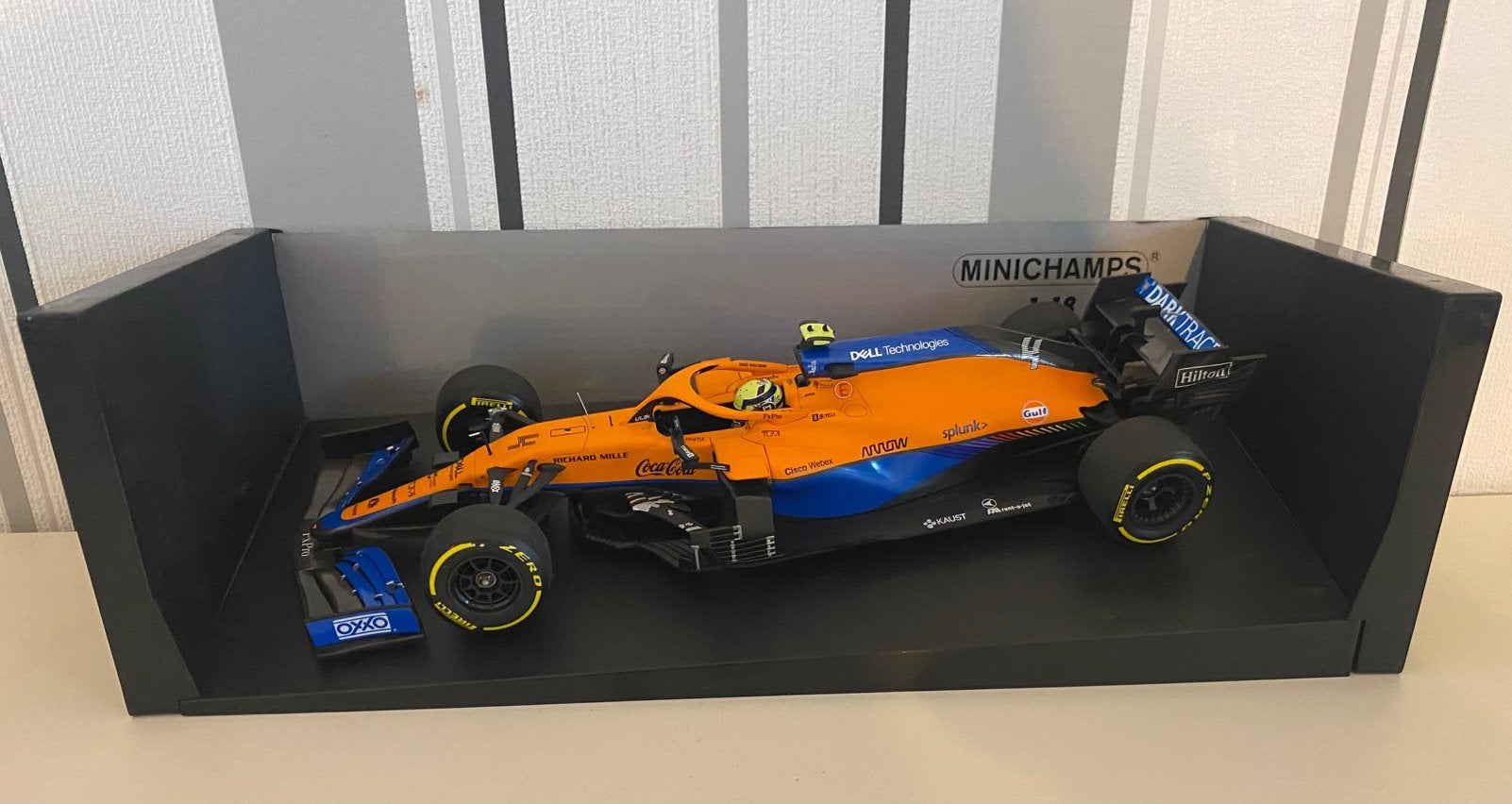 Formule 1 Mc Laren MCL35M (2021) 1/18, Enlèvement, Comme neuf