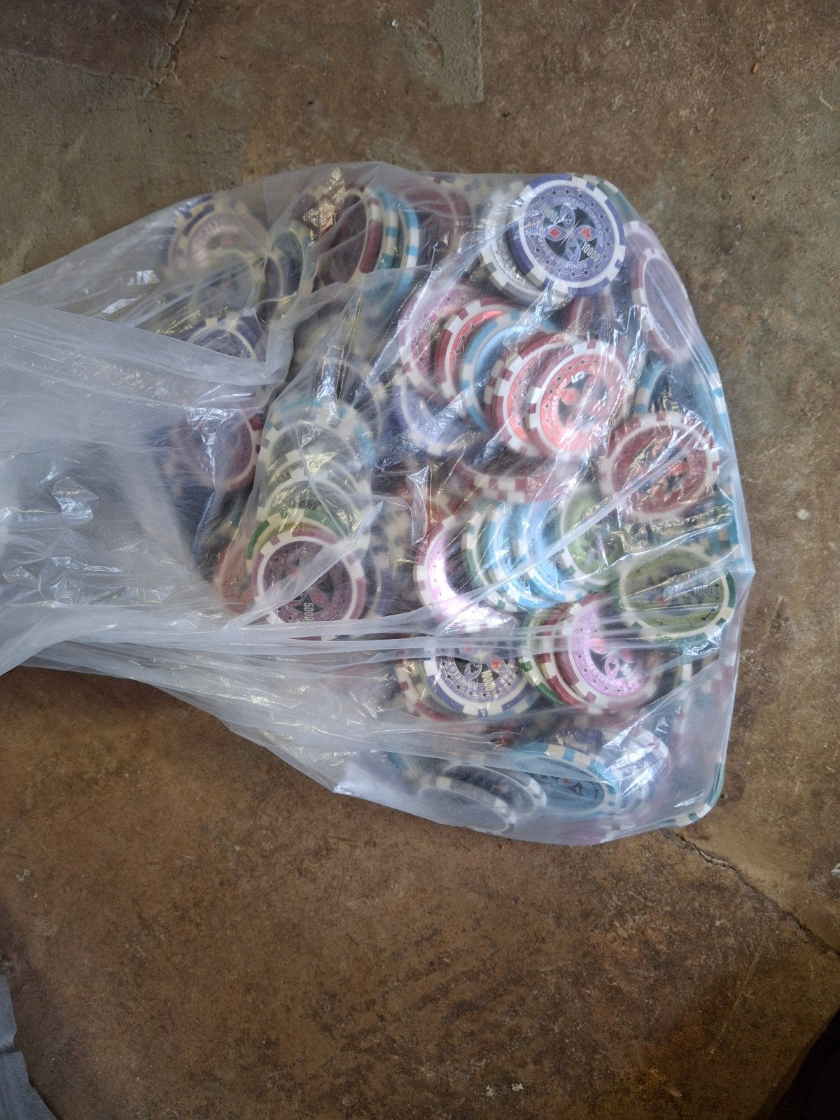 pokerchips lot 3523gr, Collections, Collections Autre, Enlèvement