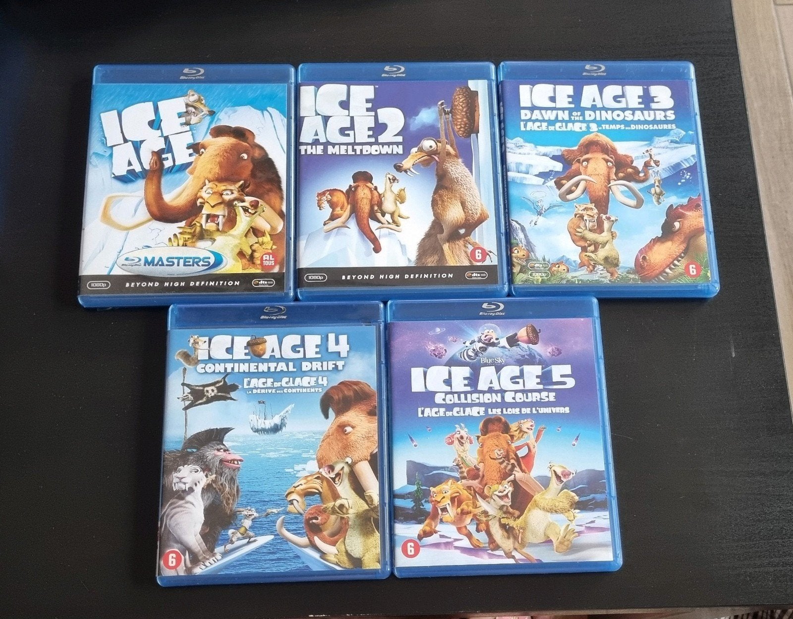 Collectie Ice age 1-5 (Blu-ray), Cd's en Dvd's, Ophalen, Blu-ray