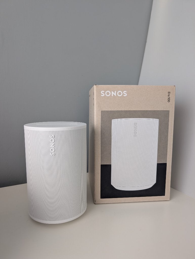 Sonos Era 100 Blanche Neuve - Enceinte WiFi et Bluetooth, TV, Hi-fi & Vidéo, Enceintes, Neuf, Autres marques, Enlèvement ou Envoi