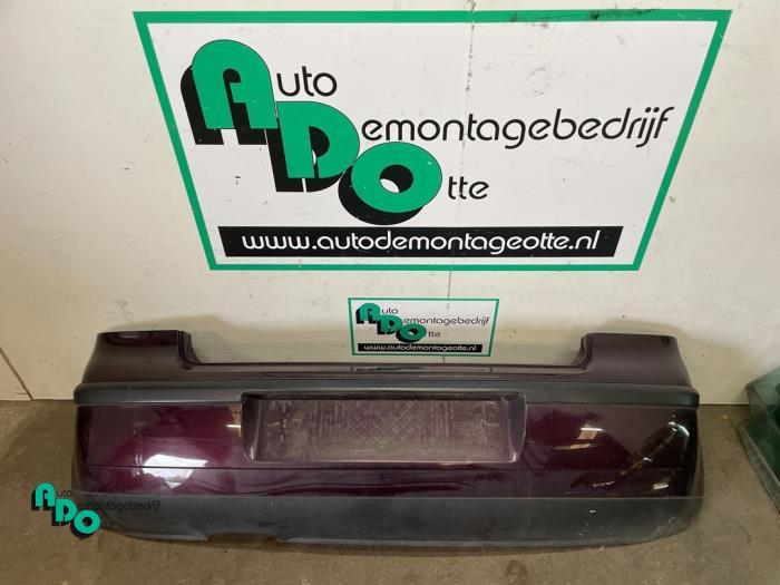Achterbumper van een Volkswagen Polo (Polo 01-) (LC3W), Gebruikt, -, Volkswagen, -