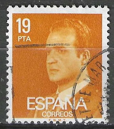 Espagne 1980 - Yvert 2205 - Juan Carlos I - 19 p. (ST), Timbres & Monnaies, Timbres | Europe | Espagne, Envoi, Affranchi