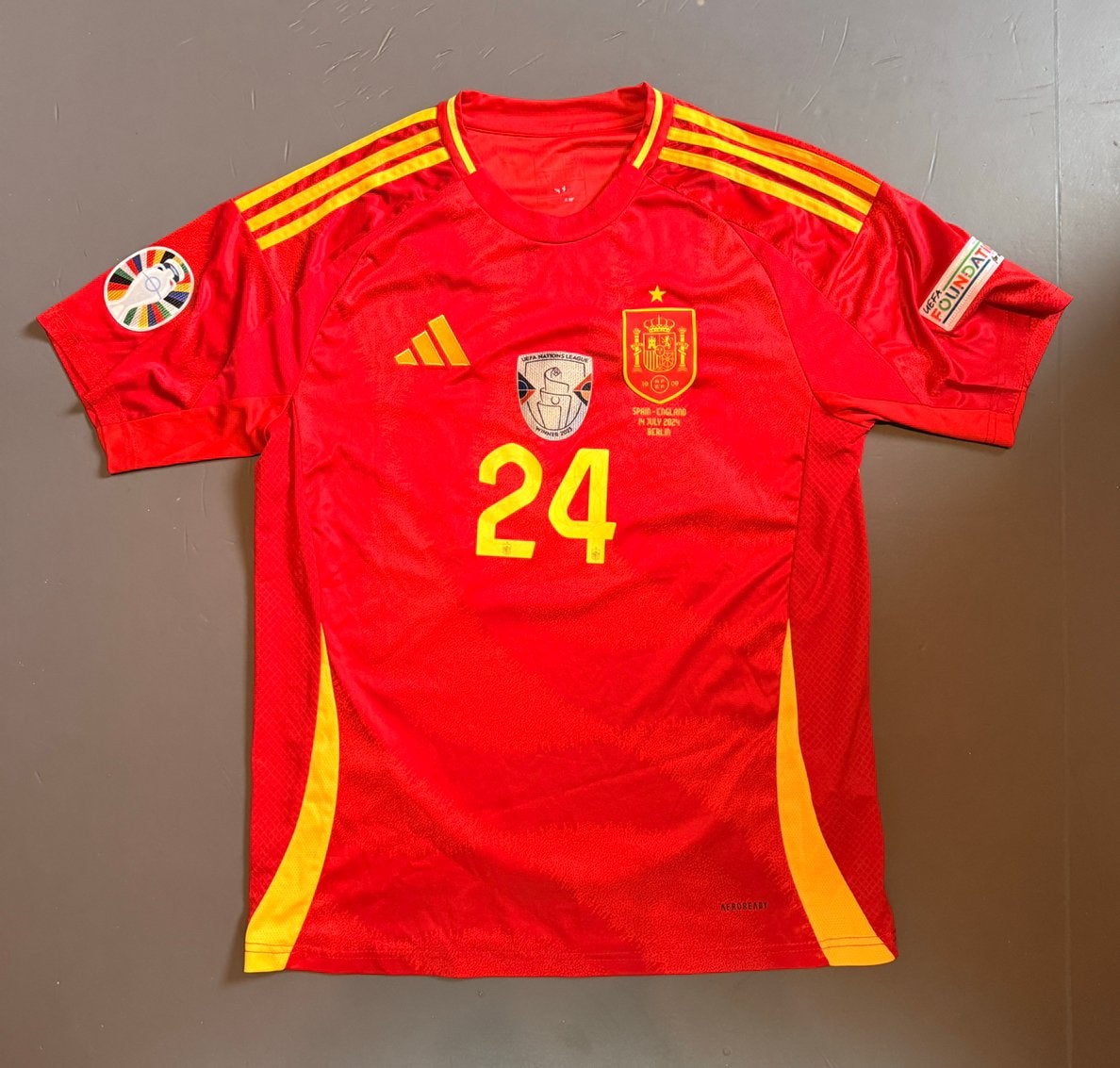 Spain Euro 2024, Sports & Fitness, Taille L, Enlèvement ou Envoi, Neuf, Maillot