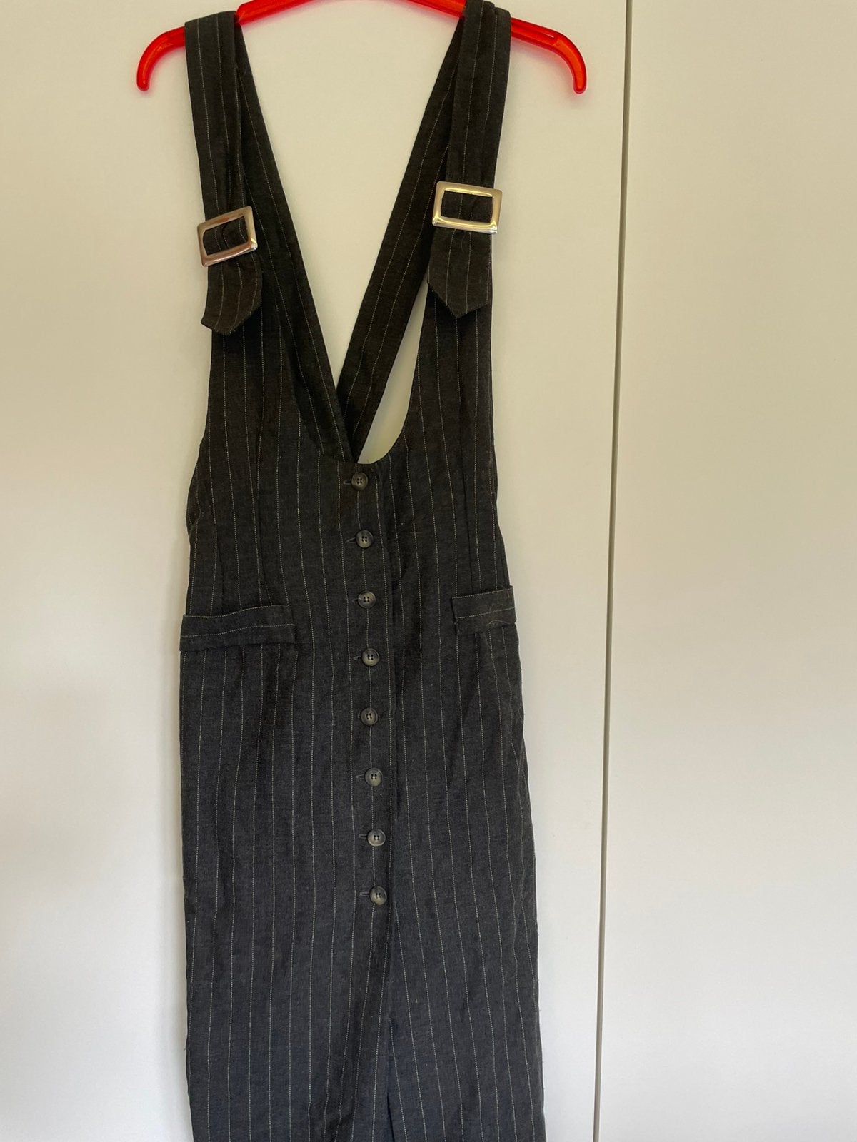 Classy overgooier met krijtstreep S-M, Kleding | Dames, Jumpsuits, Ophalen of Verzenden, Zo goed als nieuw