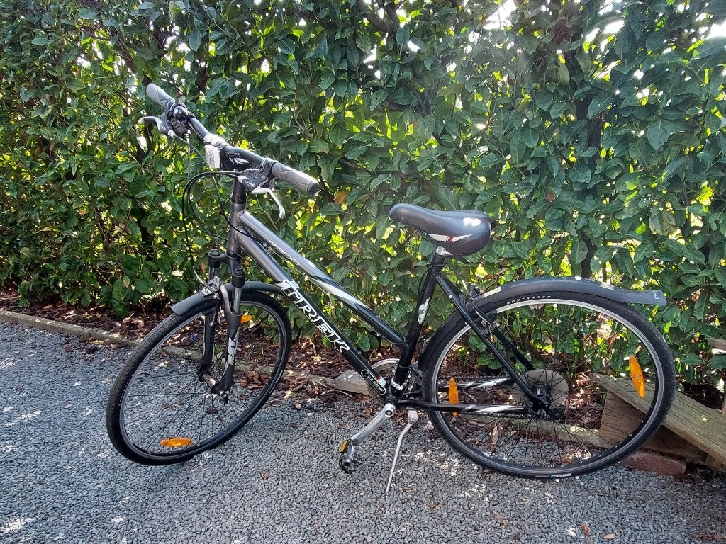 Trek damesfiets, Fietsen en Brommers, Fietsen | Dames | Damesfietsen, Ophalen, Gebruikt, Overige merken, Versnellingen