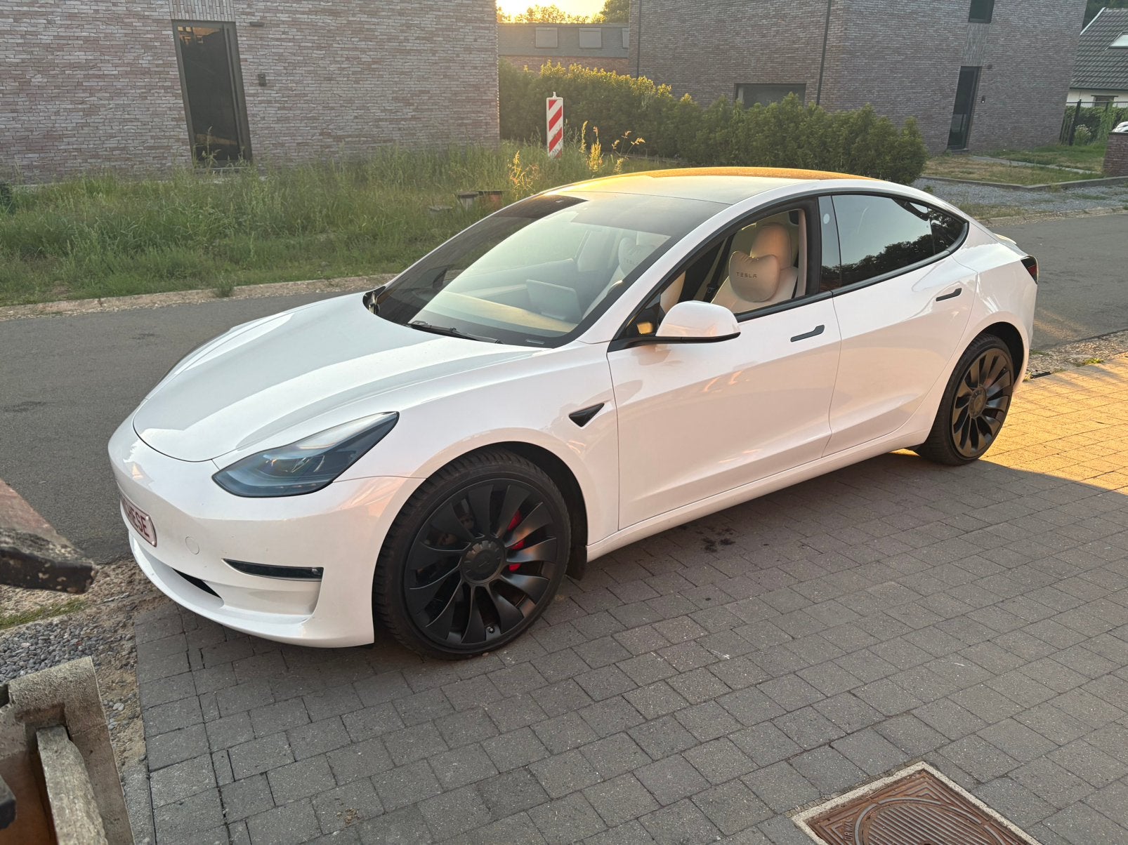 Tesla model 3 PERFORMANCE, Auto's, Tesla, Wit, Leder, Particulier, Te koop