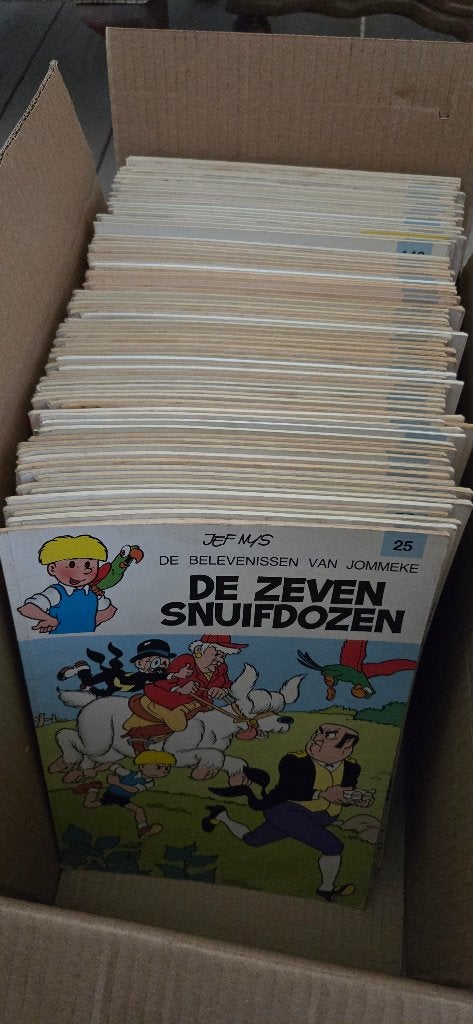 Jommeke in kleur, Meerdere stripboeken, Ophalen of Verzenden, Gelezen, Jef Nys.