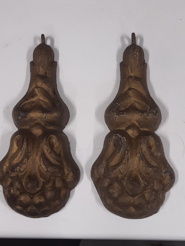 victoriaanse gietijzeren gordijngewichten, Ophalen of Verzenden
