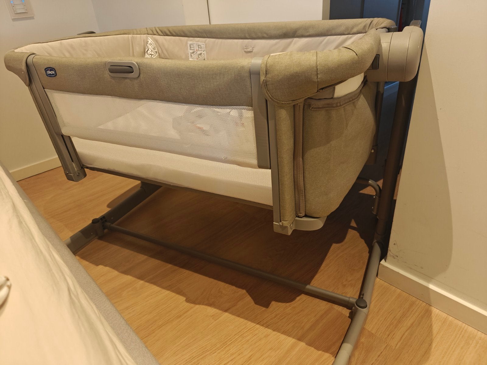 Co-sleeper Chicco Magic Evo + beddengoed, Kinderen en Baby's, Ophalen, Gebruikt, Overige typen