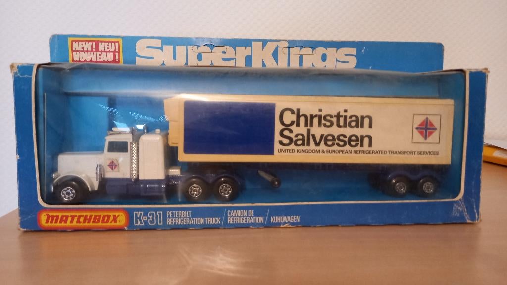Matchbox Super Kings K-31 koelwagen., Ophalen of Verzenden, Zo goed als nieuw, Bus of Vrachtwagen
