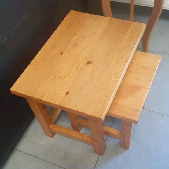 Tables en pin massif, Maison & Meubles, Enlèvement ou Envoi