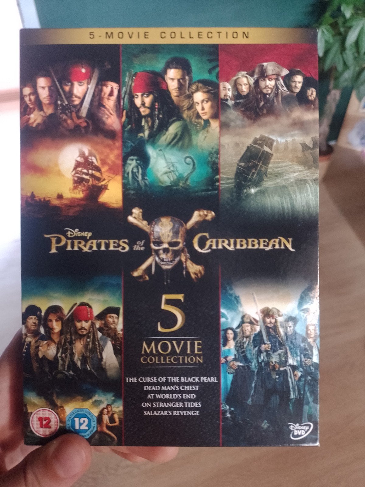 Pirates Of The Caribbean 1-5 (DVD), Alle leeftijden, Ophalen of Verzenden, Zo goed als nieuw, Fantasy