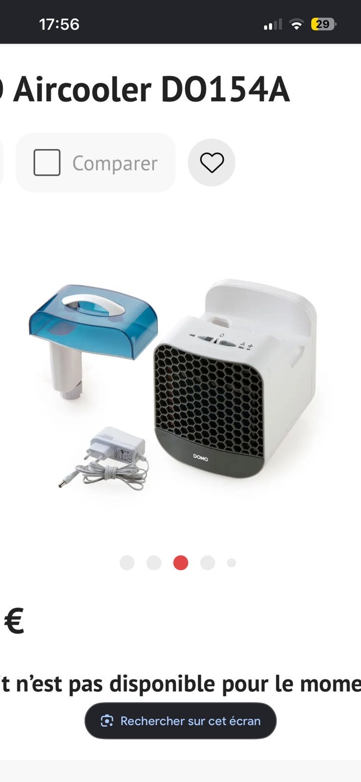 Ventilateur a eau, Electroménager, Enlèvement, Comme neuf, Accessoire de traitement d'air