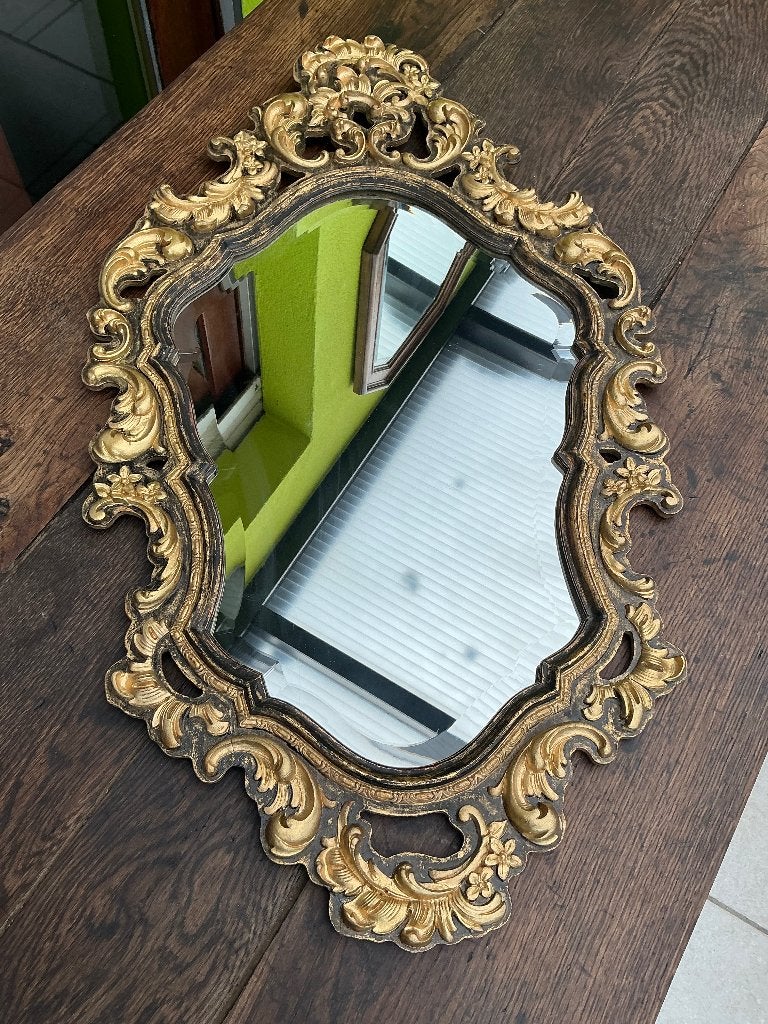 MIROIR STYLE SHABBY CHIC BISEAUTÉ, Enlèvement