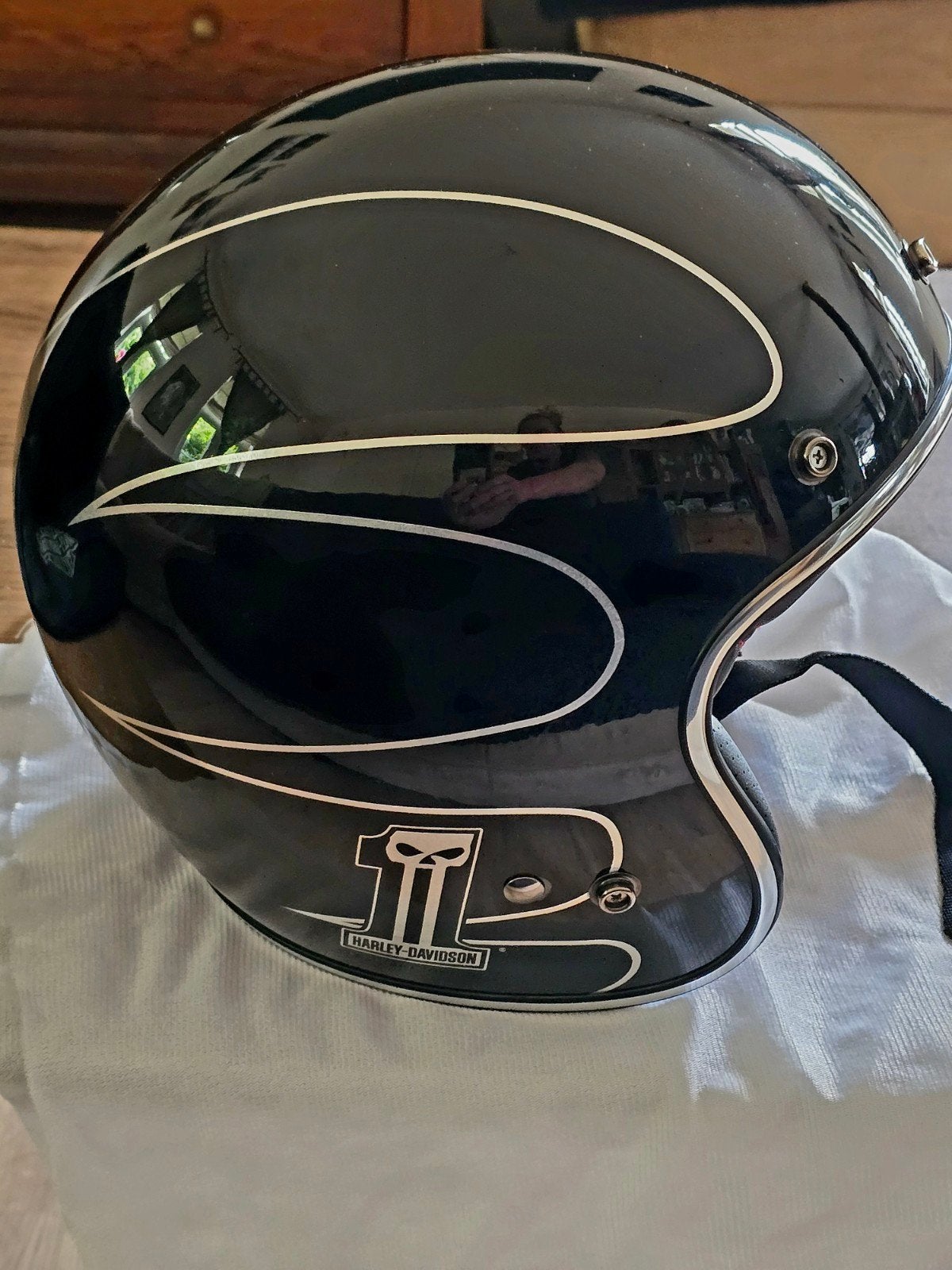Harley davidson helm , maat S, Ophalen