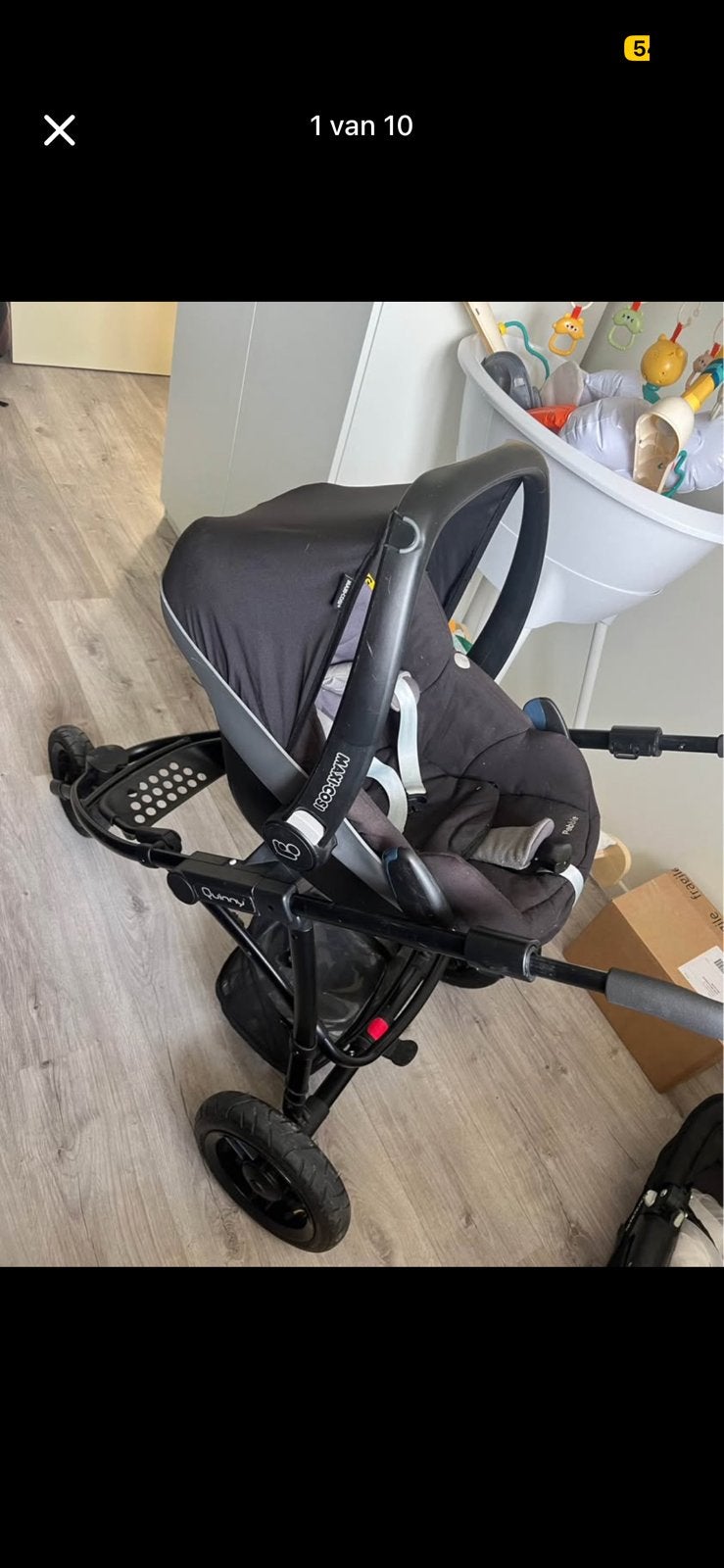 3 in 1 kinderwagen quinny, Quinny, Zo goed als nieuw, Met reiswieg, Ophalen