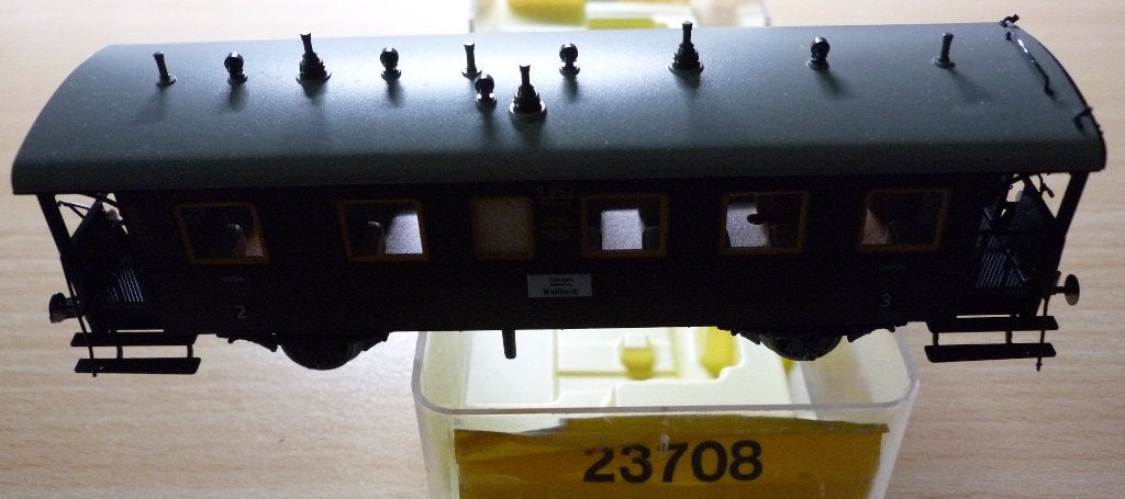 Voiture de tourisme Trix DRG 2e/3e classe avec éclairage, Hobby & Loisirs créatifs, Trains miniatures | HO, Analogique, Enlèvement ou Envoi