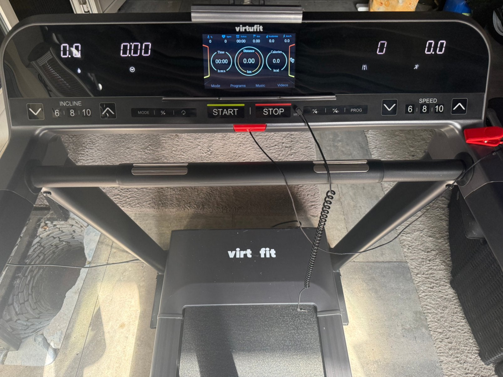 Virtufit Elite TR500i loopband inc nieuwe onderdelen (tekst), Sport en Fitness, Ophalen, Zo goed als nieuw, Kunststof, Loopband