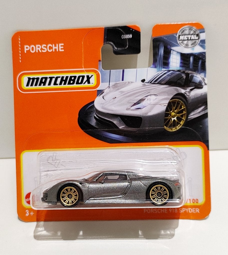 Matchbox Porsche 918 Spyder Grijs (2021), Ophalen of Verzenden