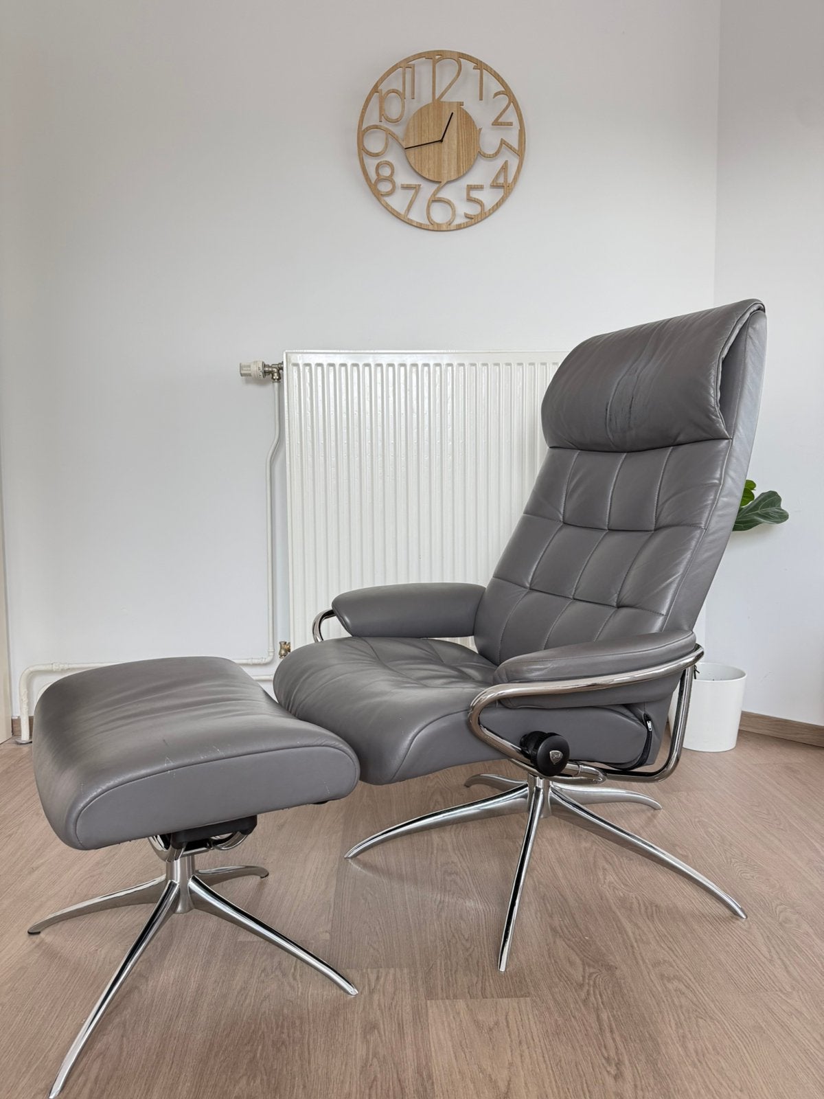 Fauteuil Stressless London avec repose-pieds, 75 à 100 cm, Stressless De Sede Himolla Vitra Eames Togo Ligne Roset Durlet, Enlèvement