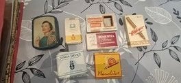 boite a cigarettes et cigares + bague de cigares, Enlèvement ou Envoi
