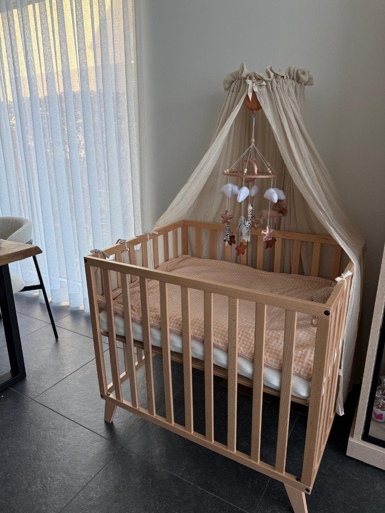 Quax Alix babybox | Nieuwstaat, Kinderen en Baby's, Ophalen, Nieuw, Vierkant, In hoogte verstelbaar