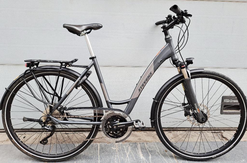 Trekking bike STEVENS PRIMERA prix650€048981/3734, Vélos & Vélomoteurs, Accès (extra) bas, Autres marques, Comme neuf, Enlèvement
