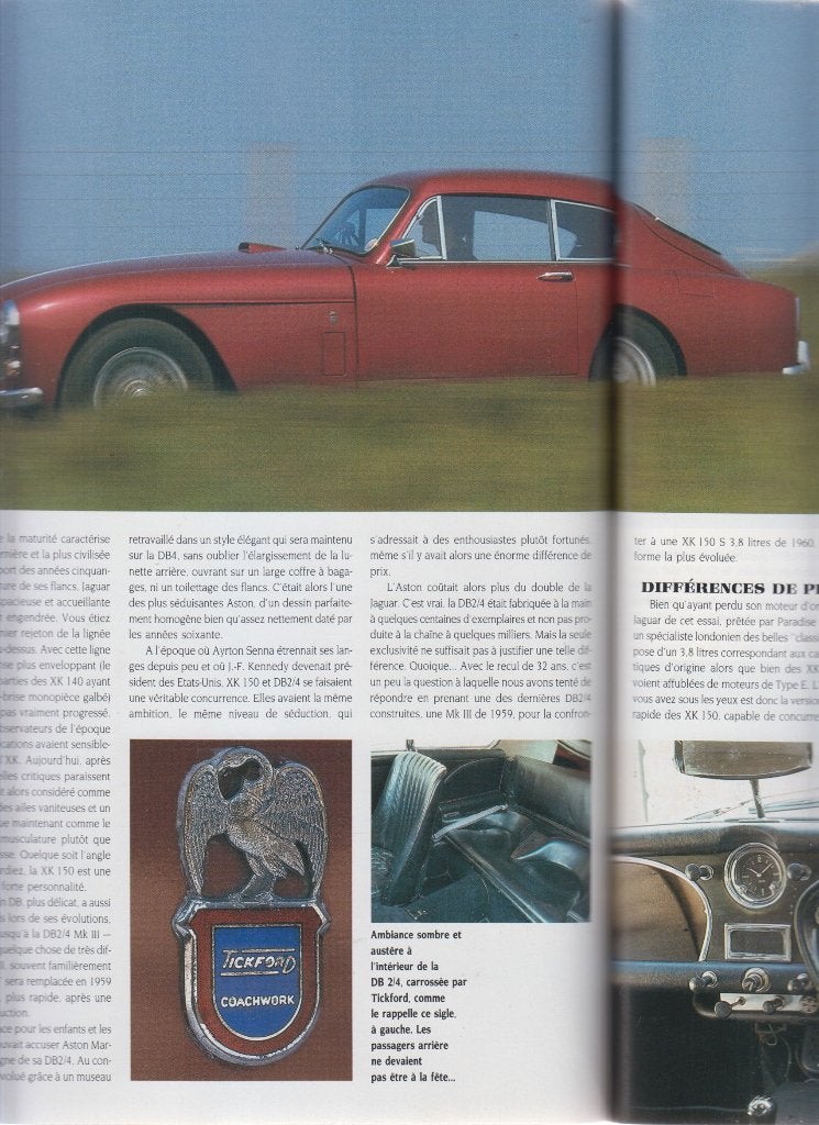 Aston Martin DB2/4 MK III voiture de collection, Verzenden, Gelezen