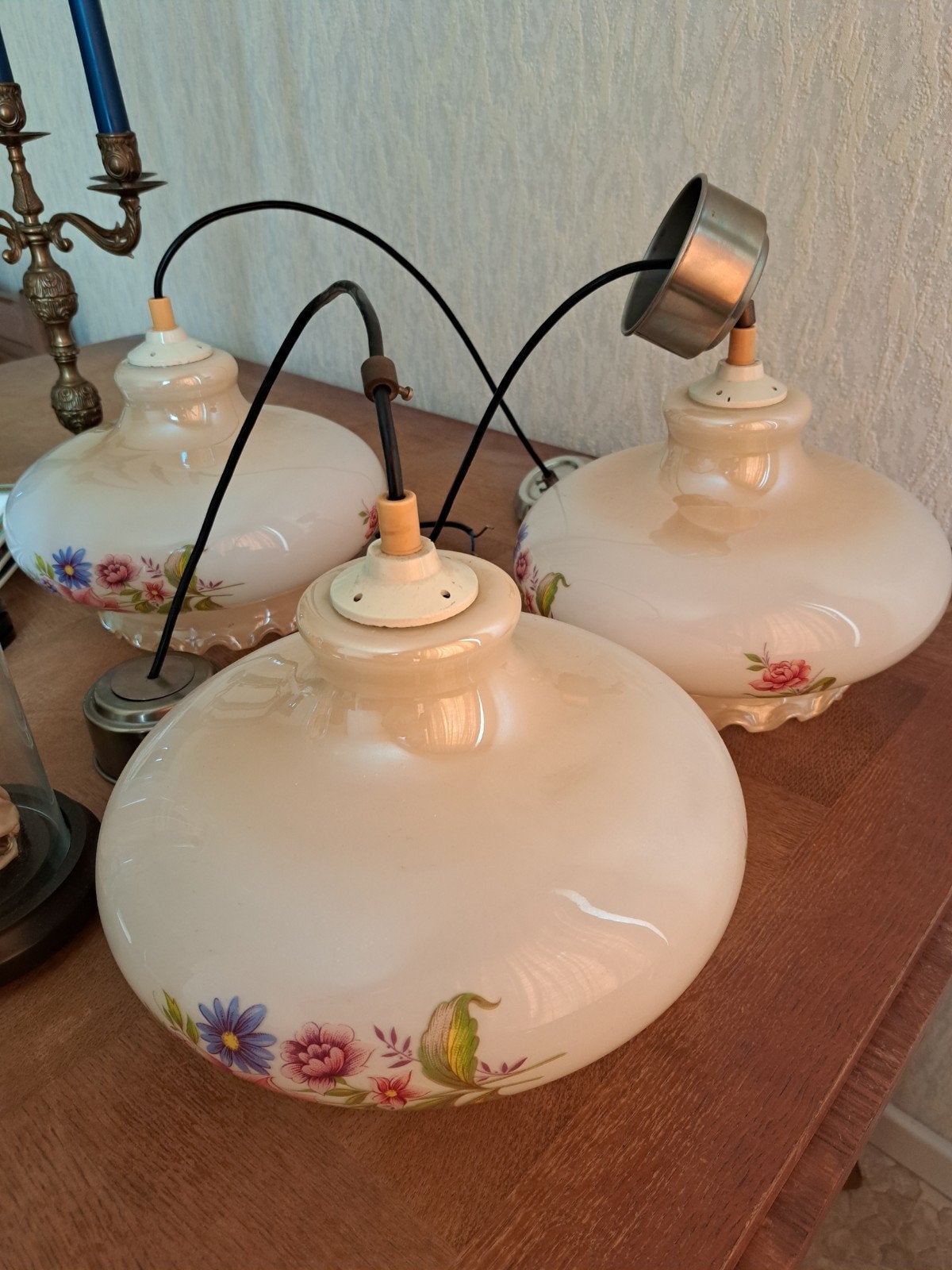 vintage lampen 3 stuks, Ophalen