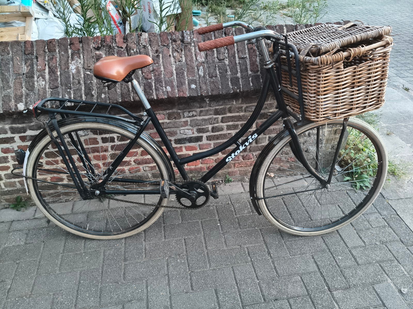 Stokvis dames fiets, Fietsen en Brommers, Ophalen, Terugtraprem, Gebruikt, Stokvis