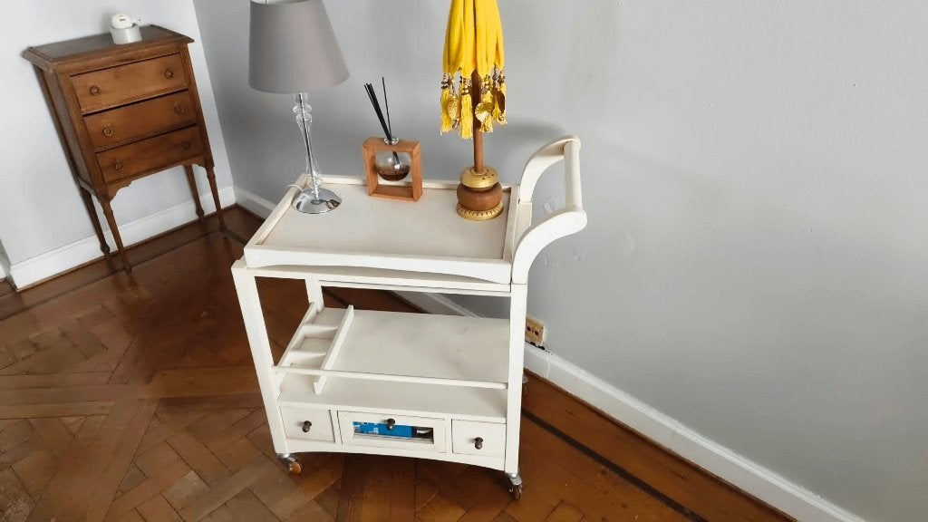 Minibar/chariot en bois, Enlèvement, Comme neuf