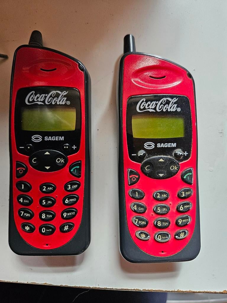 2 gsm sagem coca cola, Enlèvement ou Envoi