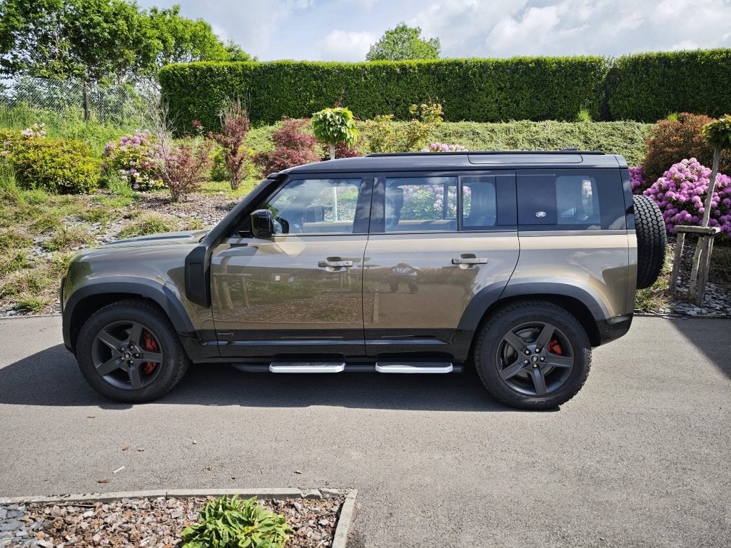 Landrover Defender, Auto's, Automaat, Bruin, Leder, 5 zetels