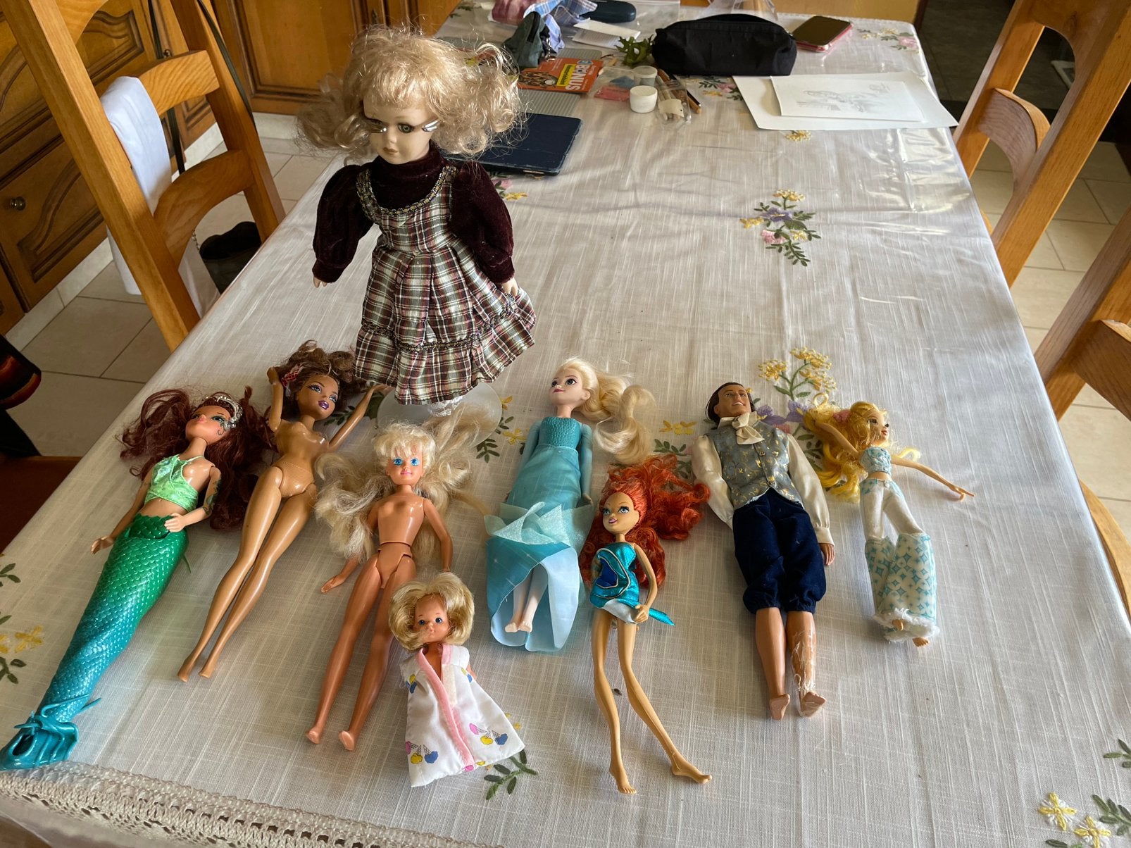 Grote verzameling poppen te koop, Kinderen en Baby's, Speelgoed | Poppen, Ophalen of Verzenden, Zo goed als nieuw