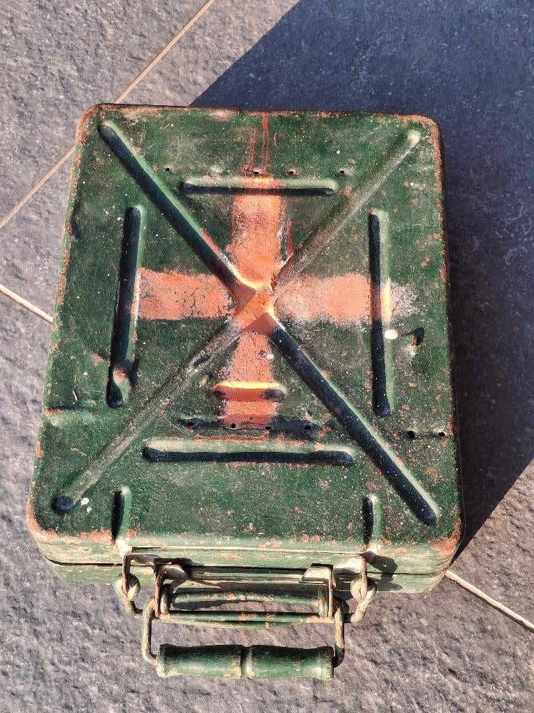 Granaatkoffer 8cm grw34 Duits wo2, Ophalen of Verzenden