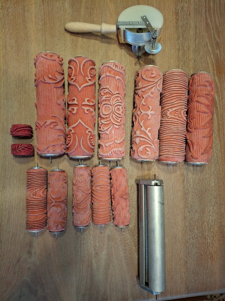 Vintage verfrollers, Ophalen