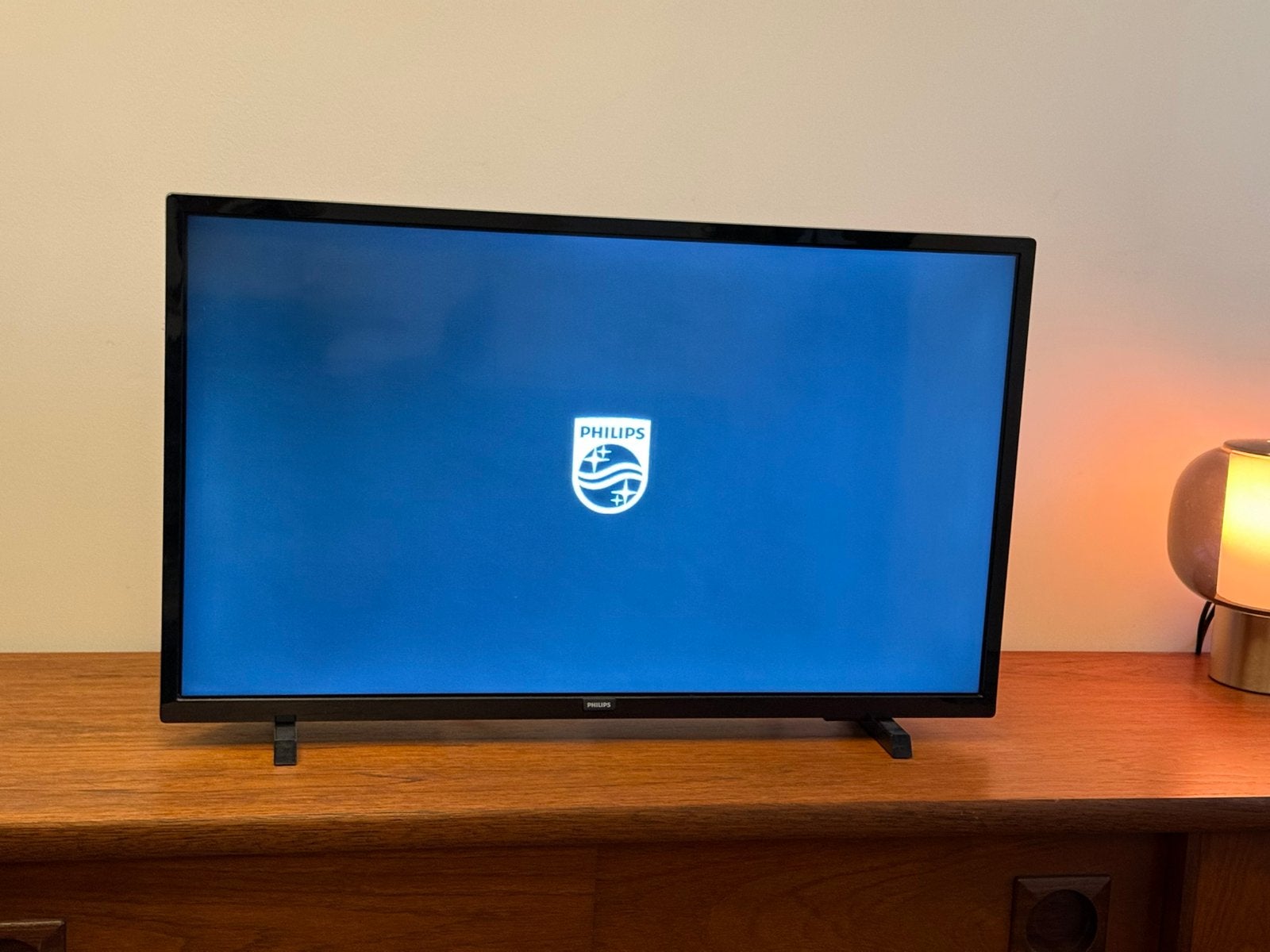 Zwarte 32 inch Philips TvV, Ophalen, Philips, Gebruikt, LED