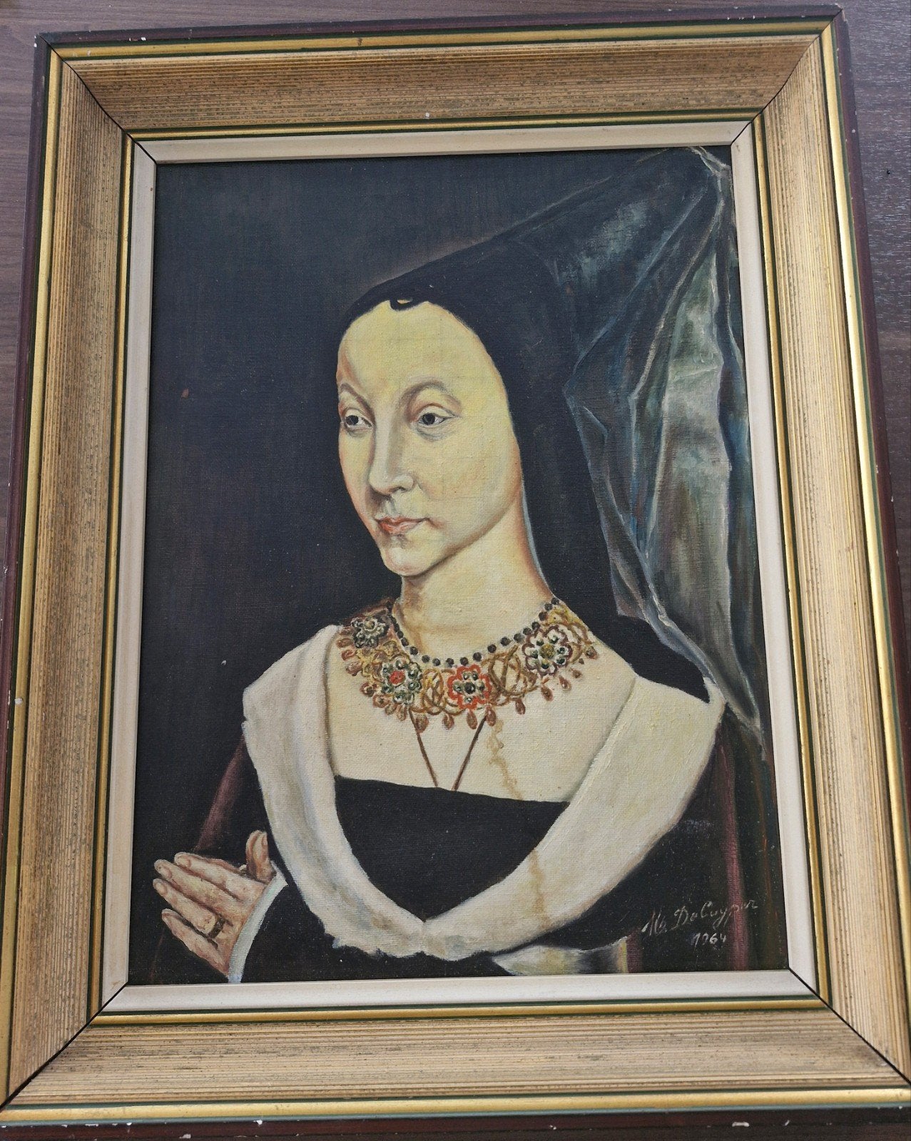 Reproductie Portret van Maria Portinari, Antiek en Kunst, Ophalen