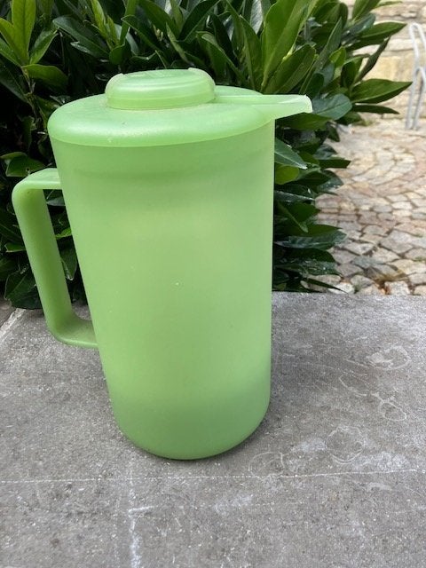 BODUM FLUOGROENE THERMOS. ZEER GOEDE STAAT., Kunststof, Bodum, Ophalen of Verzenden, Groen